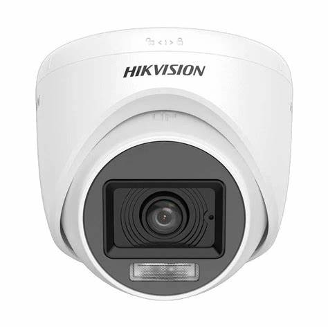 Cherchez une caméra intérieure Full HD 2 MP ? Découvrez la Hikvision DS‑2CE76D0T‑LPFS : dôme hybride avec LEDs IR/blanches 20 m, micro intégré, formats TVI/AHD/CVI/CVBS, résiliente de –40 °C à +60 °C.